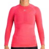 Kvinner termisk t-skjorte Sportful 2nd Skin W Tee Long Sleeve bubble gum